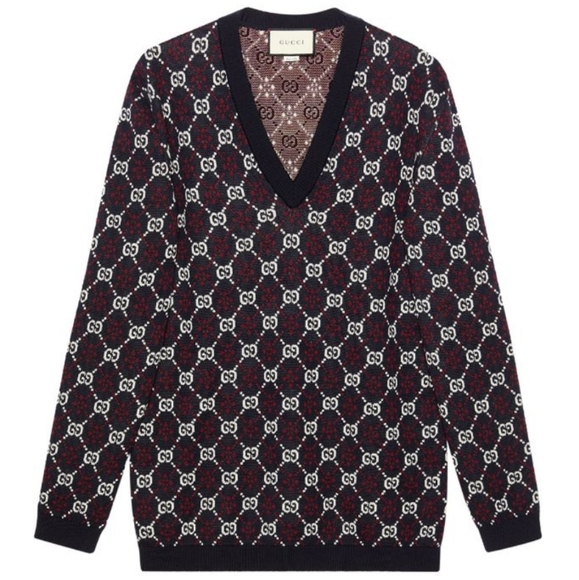Gucci GG diamond wool sweater
